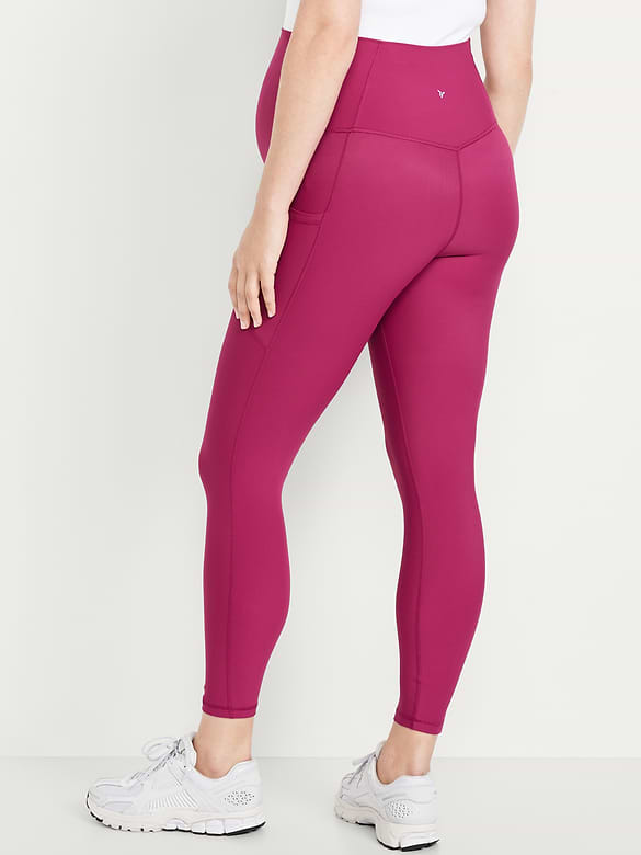Maternity Full-Panel PowerSoft 7/8 Leggings