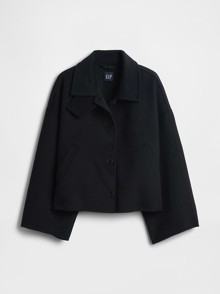 Image number 5 showing, Wool-Blend Swing Jacket