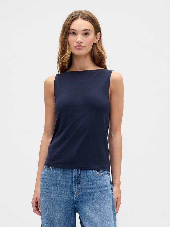 Boatneck Tank Top