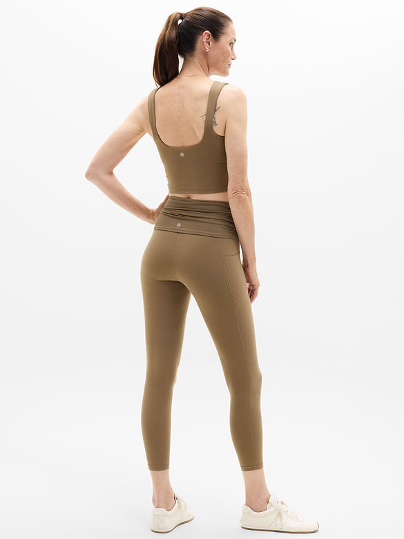 Salutation Stash Fold Over 7/8 Legging