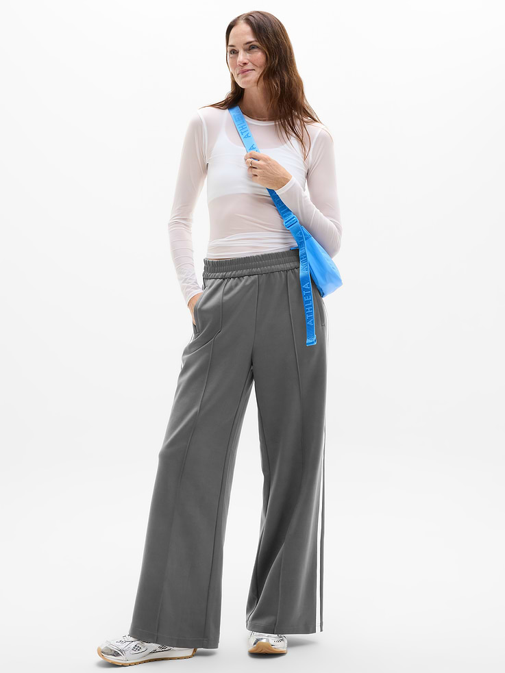 Image number 7 showing, Tempo Mid Rise Wide Leg Track Pant