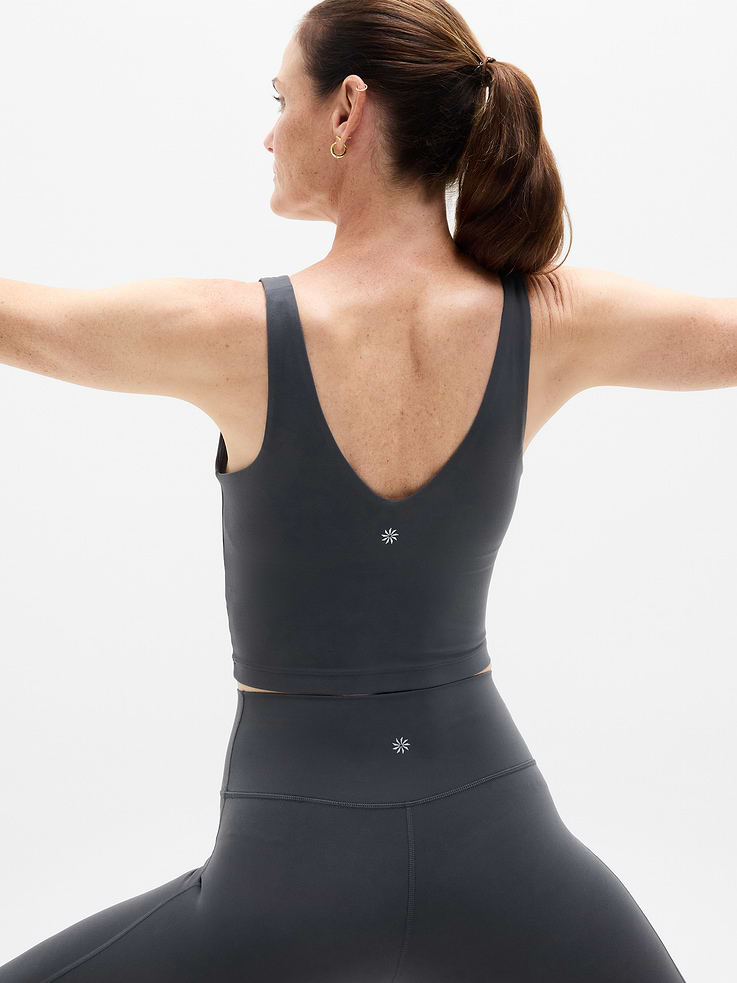 Image number 2 showing, Transcend V-Neck Crop Sports Bra A-C
