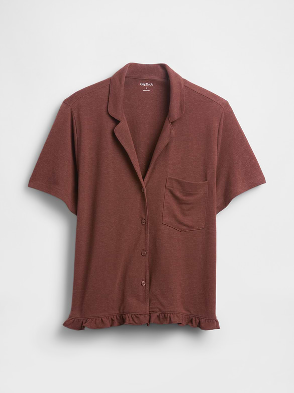 Ruffle PJ Shirt