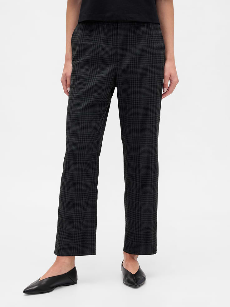 Image number 2 showing, Recycled High Rise Straight-Leg Pants