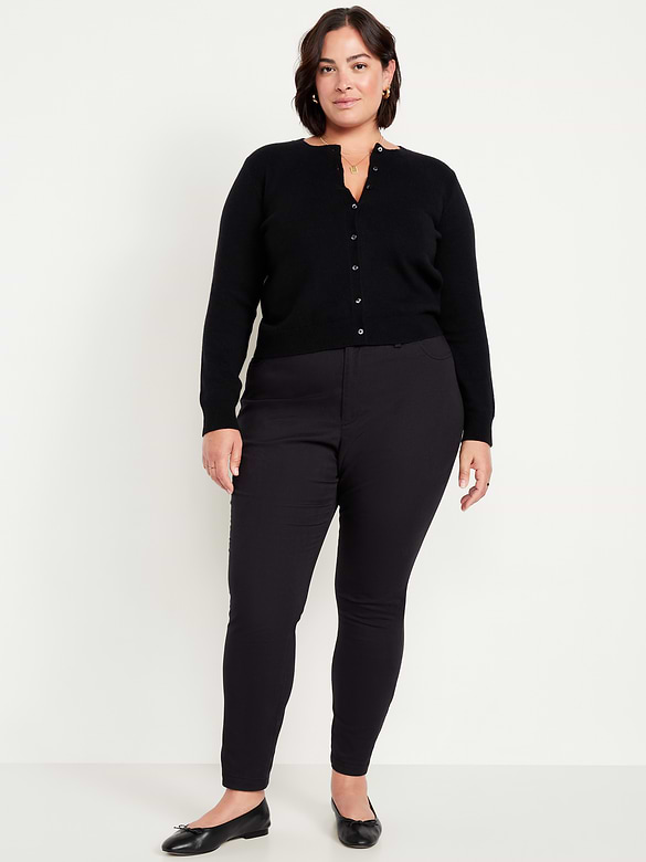 High-Waisted Uniform Skinny Pants