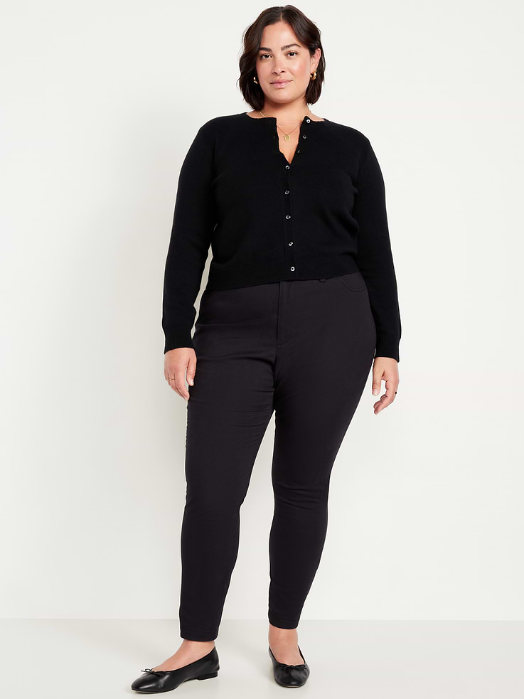 Image number 8 showing, High-Waisted Uniform Skinny Pants