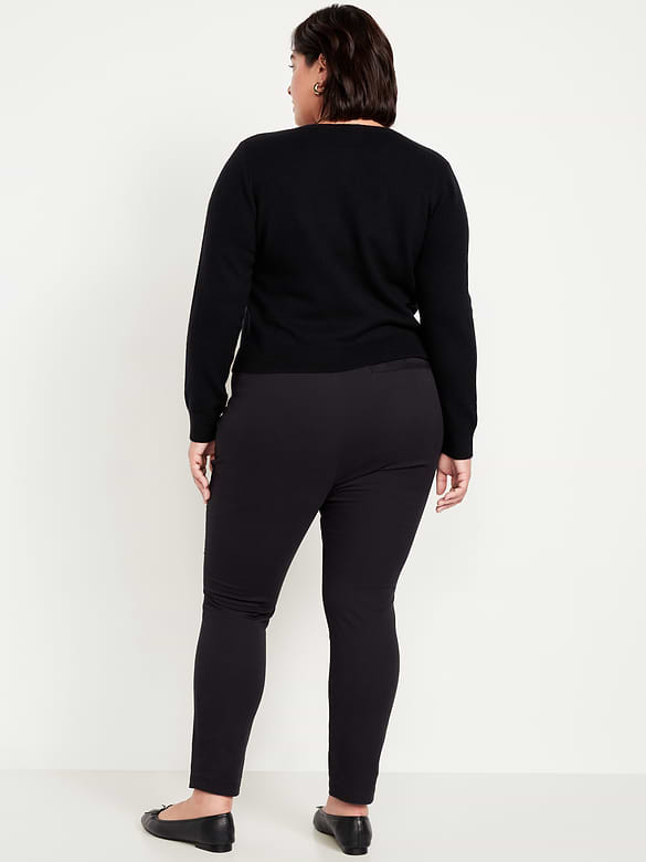 High-Waisted Uniform Skinny Pants
