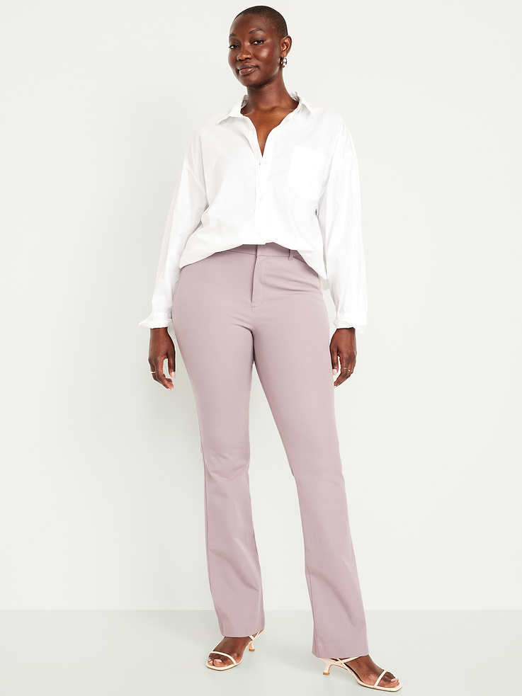 Image number 3 showing, High-Waisted Pixie Flare Pants