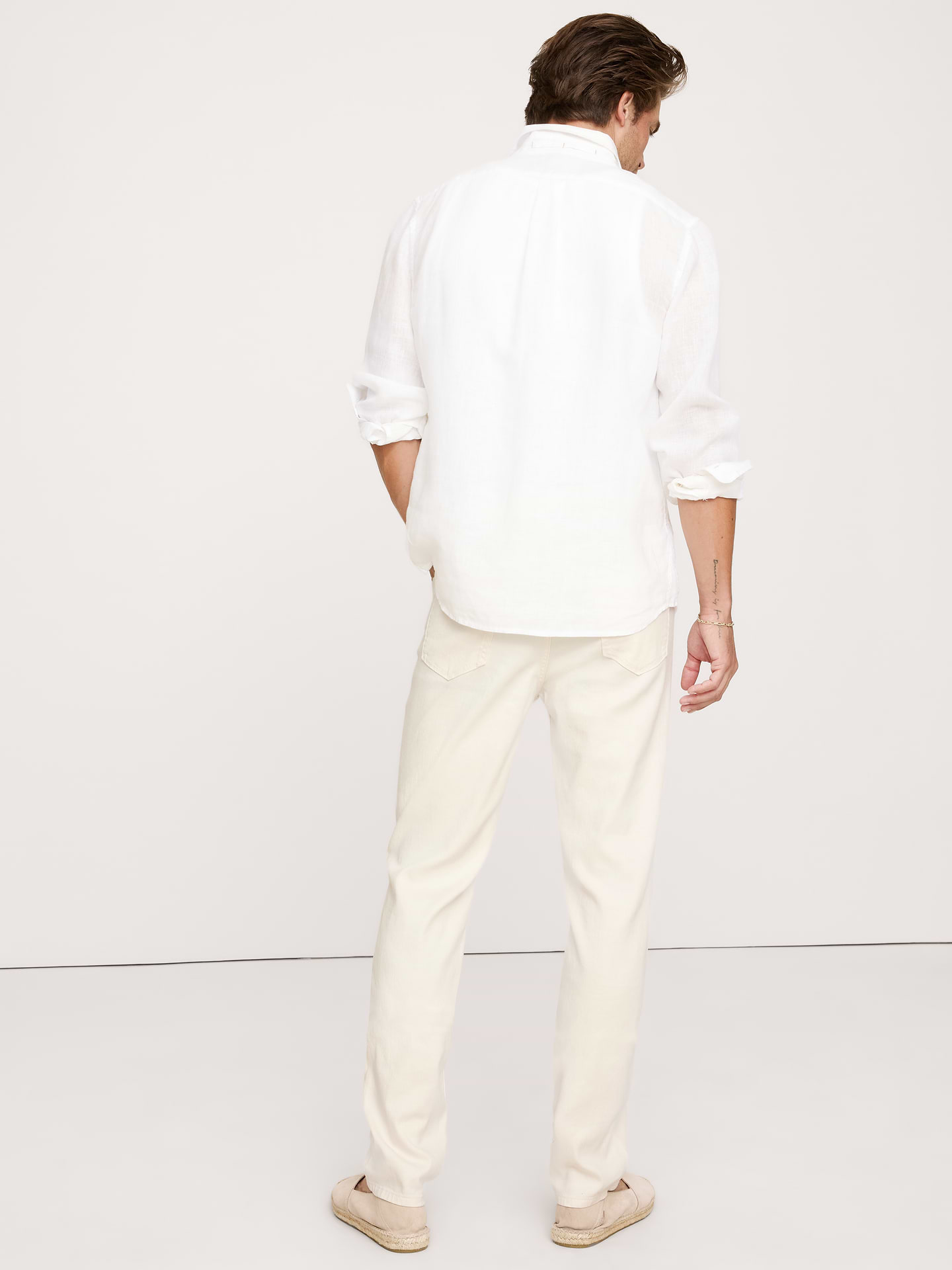 Image number 2 showing, Slim Linen-Cotton Traveler Pant