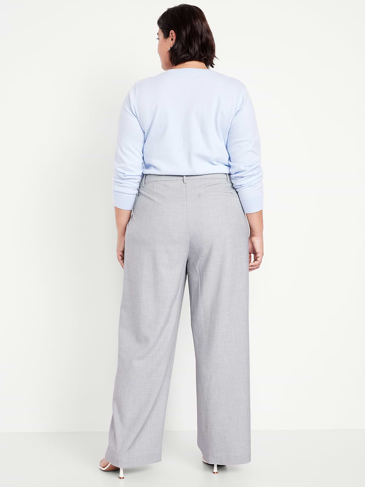 Image number 10 showing, Extra High-Waisted Taylor Wide-Leg Trouser Pants