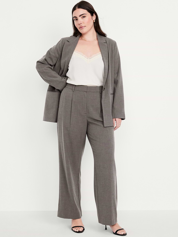 Image number 6 showing, Extra High-Waisted Taylor Wide-Leg Trouser Pants