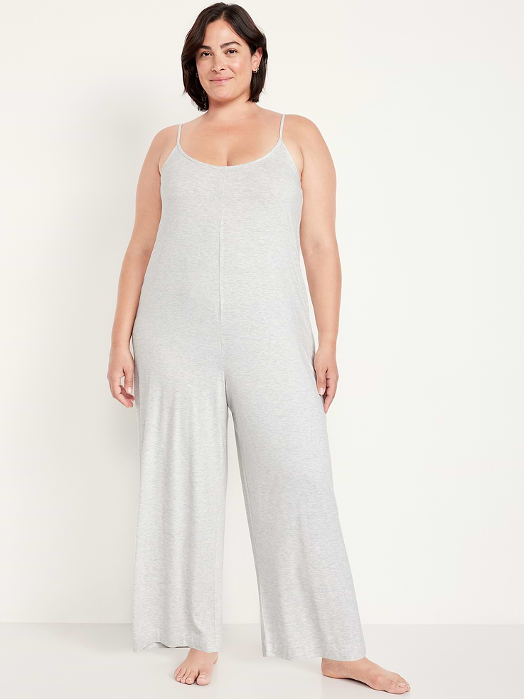 Image number 7 showing, Knit Jersey Pajama Jumpsuit