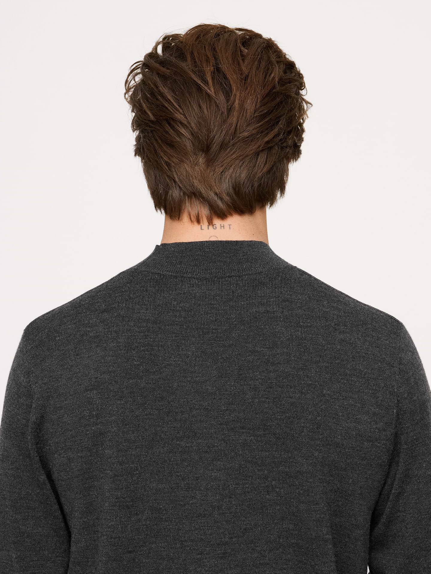 Image number 3 showing, Merino Mock-Neck Sweater