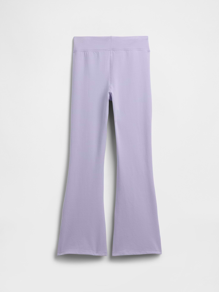Image number 2 showing, Kids Stretch Jersey Flare Leggings