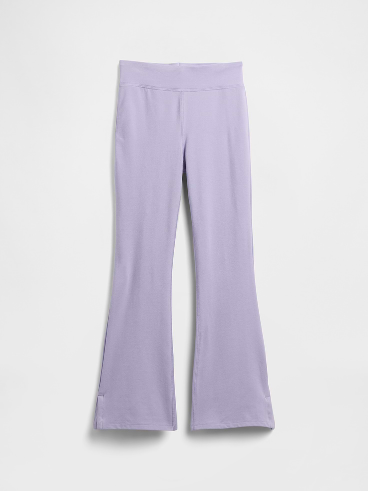 Image number 1 showing, Kids Stretch Jersey Flare Leggings