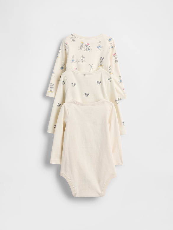 Gap × Disney Baby Organic Cotton Bodysuit (3-Pack)