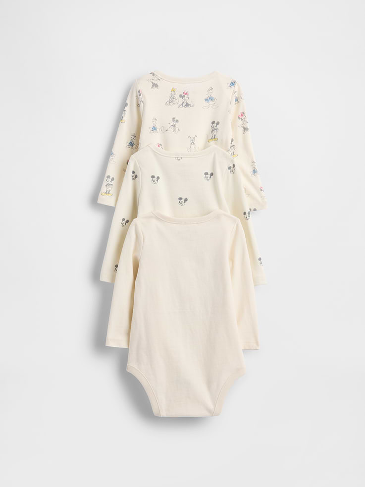 Image number 2 showing, Gap × Disney Baby Organic Cotton Bodysuit (3-Pack)