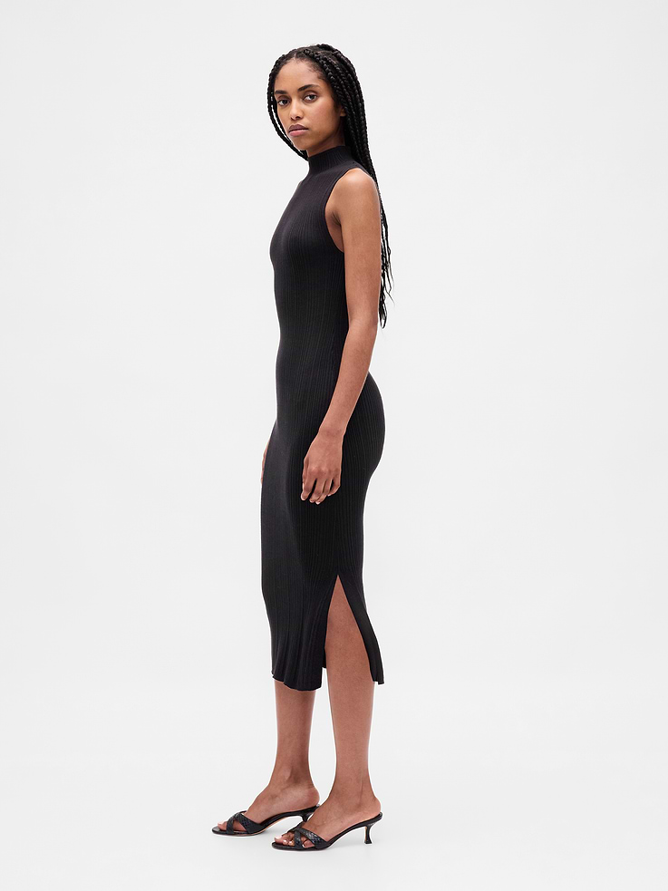 Image number 3 showing, Rib Midi Sweater Dress