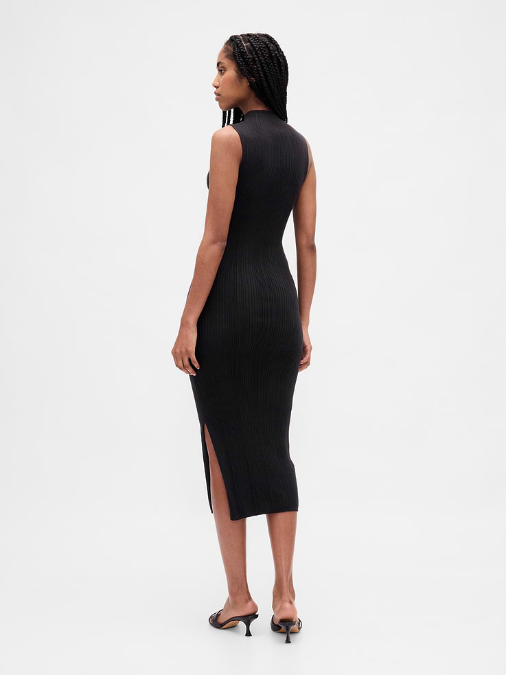 Image number 2 showing, Rib Midi Sweater Dress