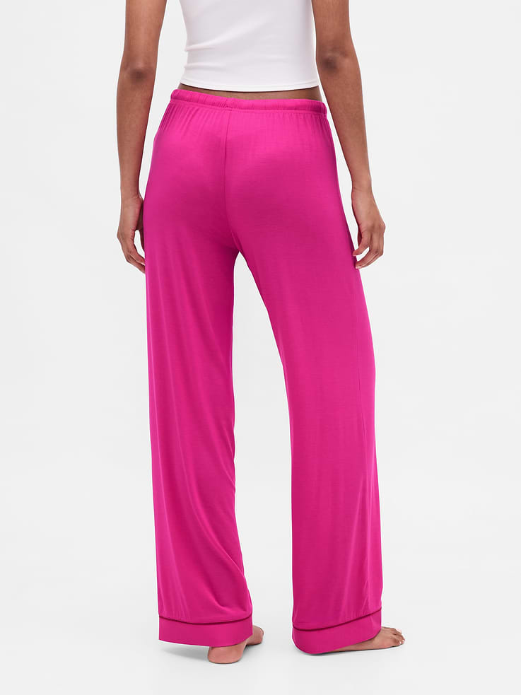 Image number 4 showing, SoftMade Modal PJ Pants
