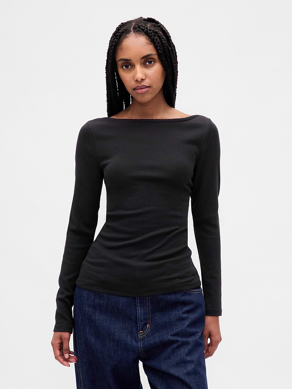 Modern Boatneck T-Shirt