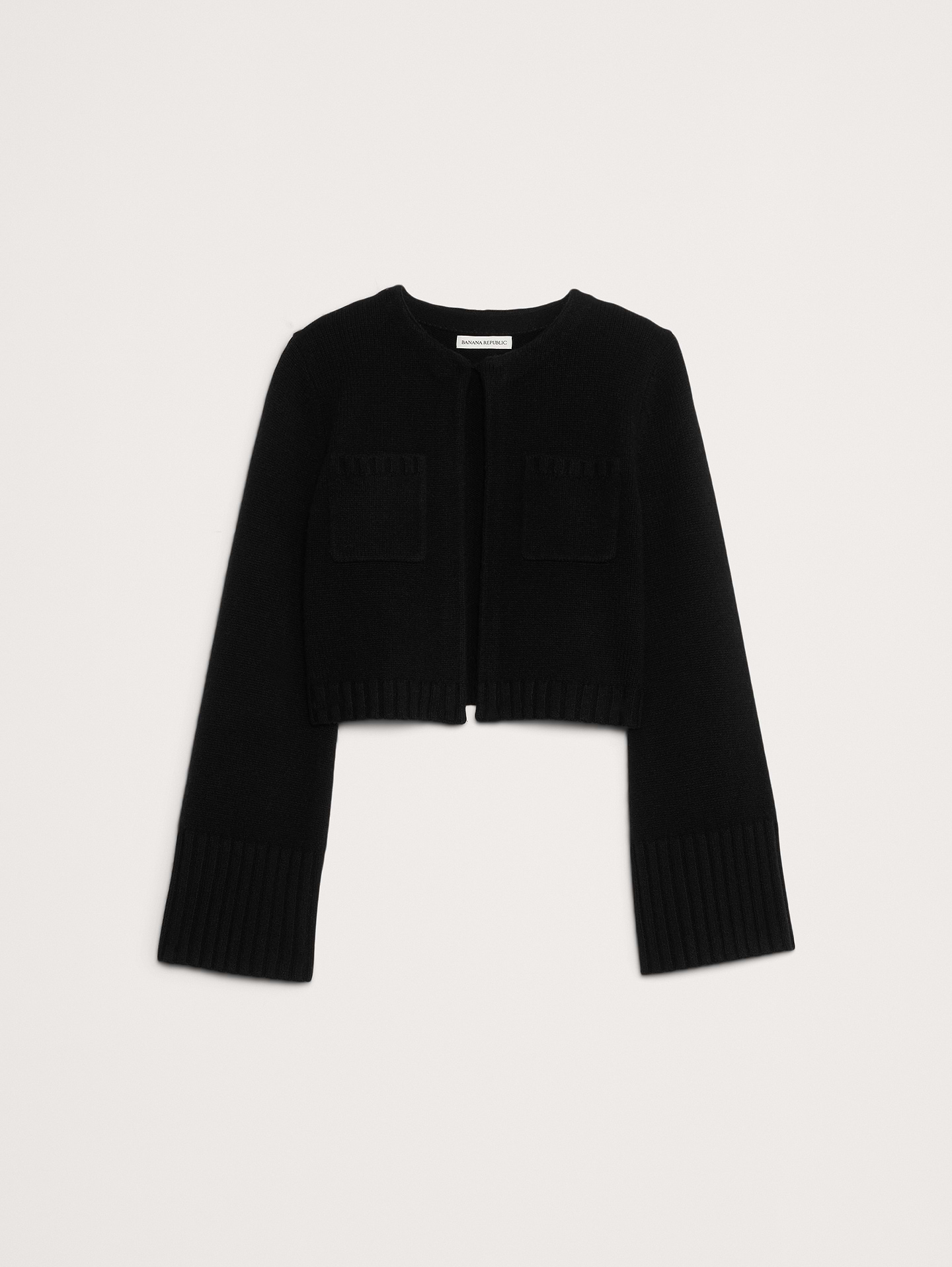 Image number 5 showing, Merino-Cashmere Crop Cardigan