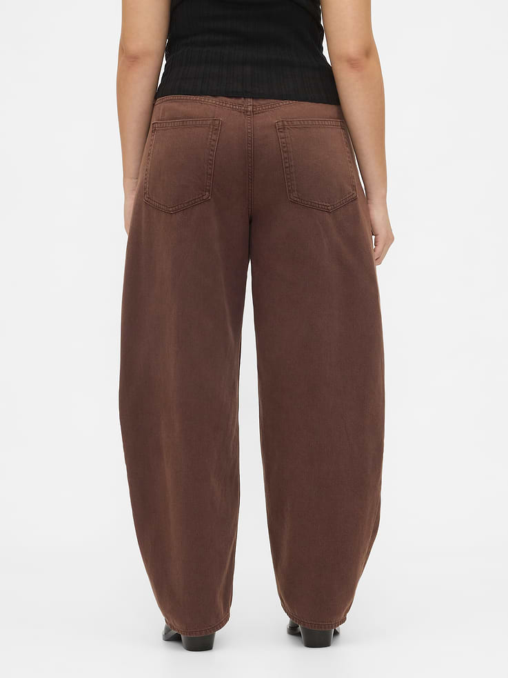 Image number 6 showing, High Rise UltraSoft Crossover Barrel Jeans