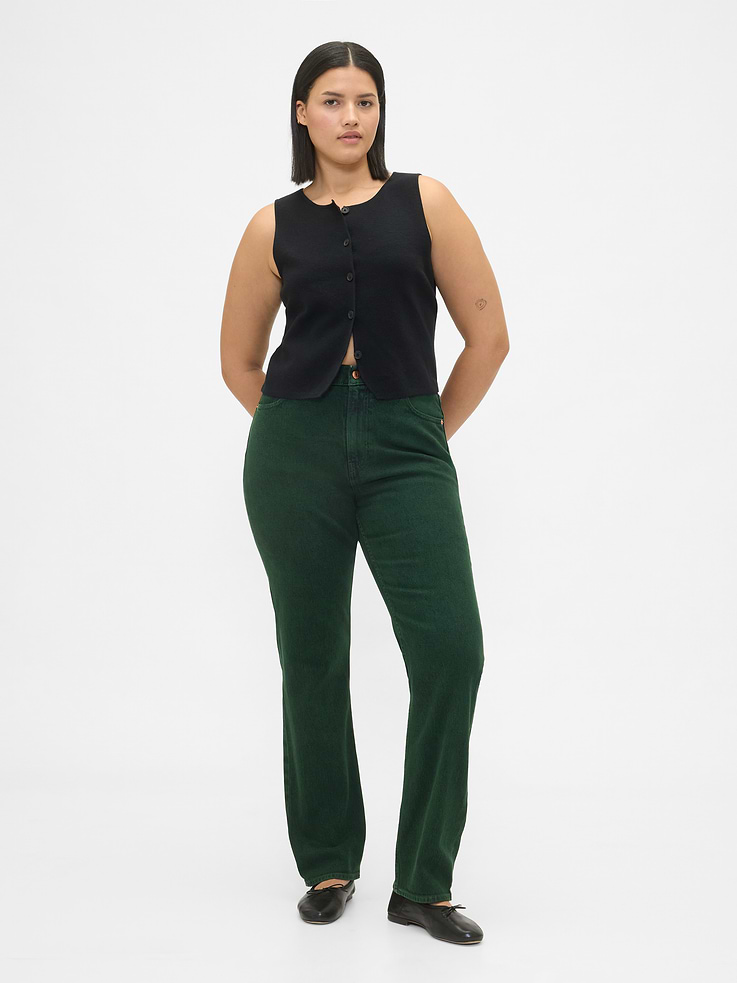 Image 5 of 8, High Rise '90s Slim Straight Jeans