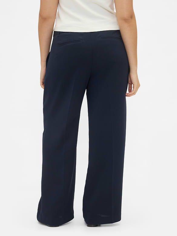 365 Low Rise Pleated Wide-Leg Trousers