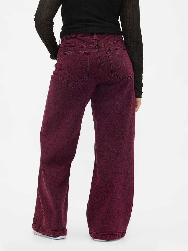 Image number 6 showing, High Rise Stride Wide-Leg Jeans