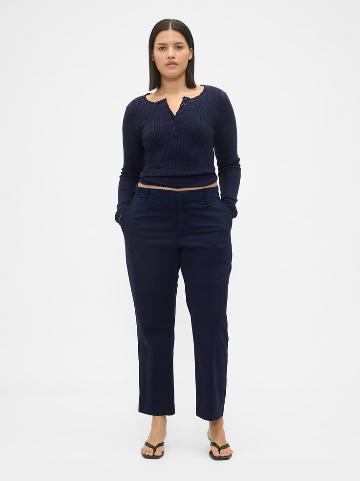 Image number 5 showing, Mid Rise Khakis