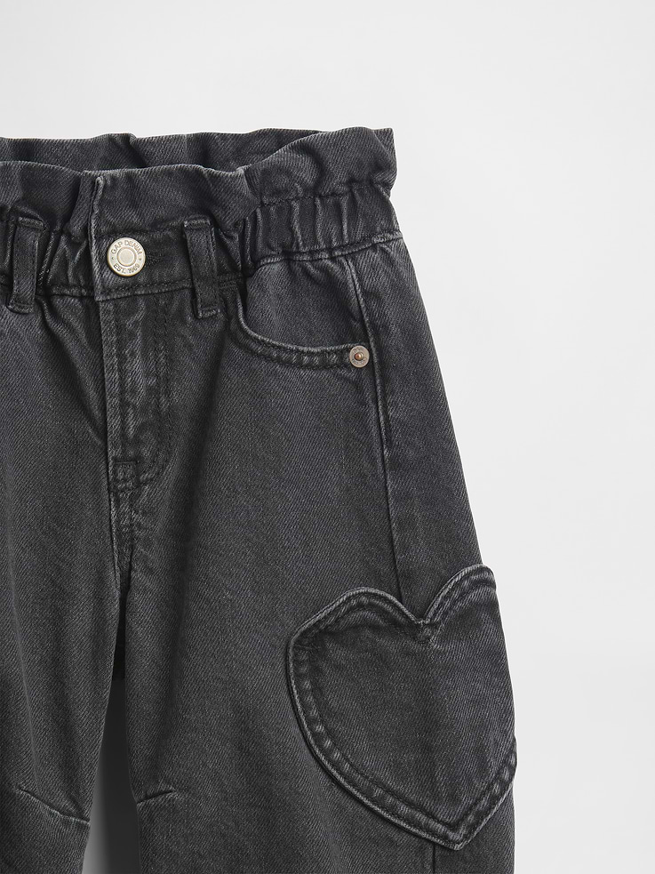 Image number 3 showing, babyGap Paperbag Horseshoe Jeans