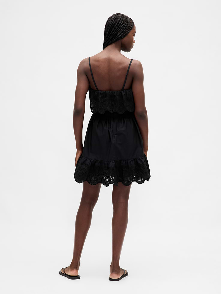 Image number 2 showing, Eyelet Ruffle Mini Dress