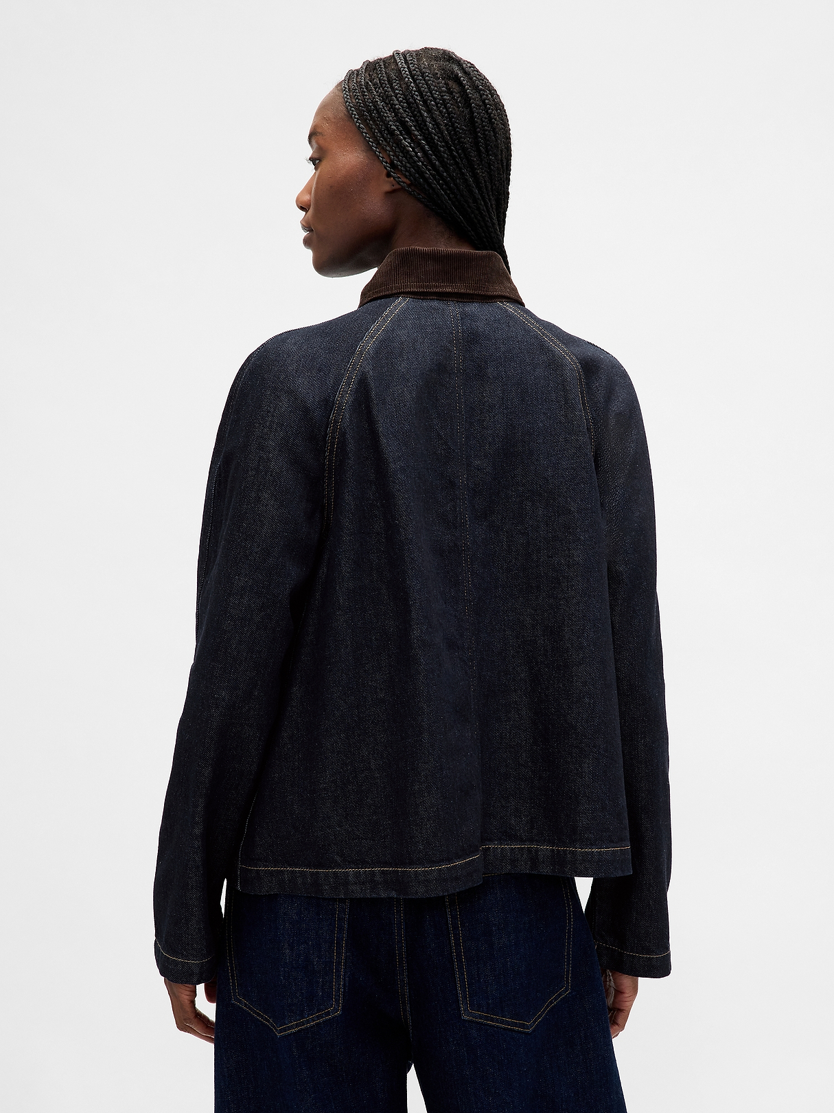 UltraSoft Denim Swing Chore Jacket | Gap