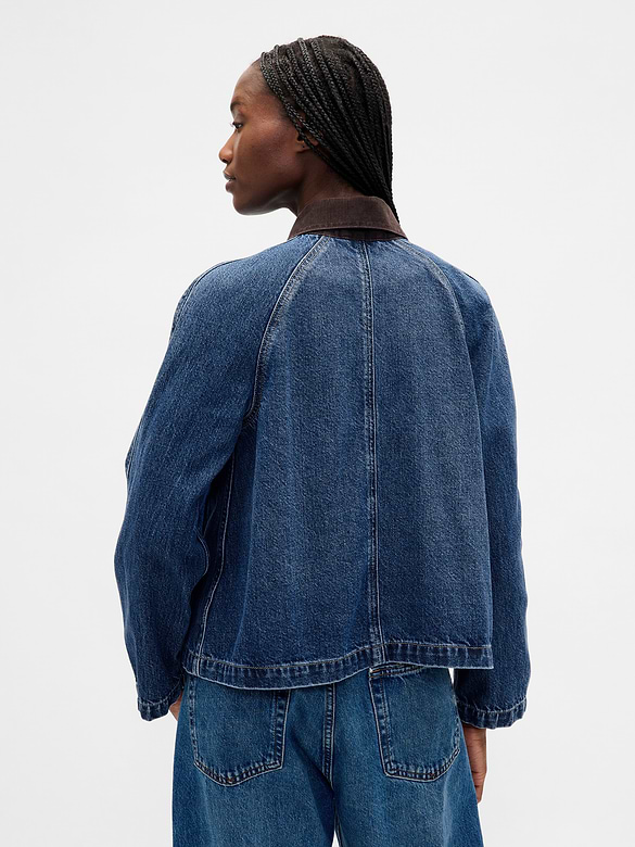 UltraSoft Denim Swing Chore Jacket