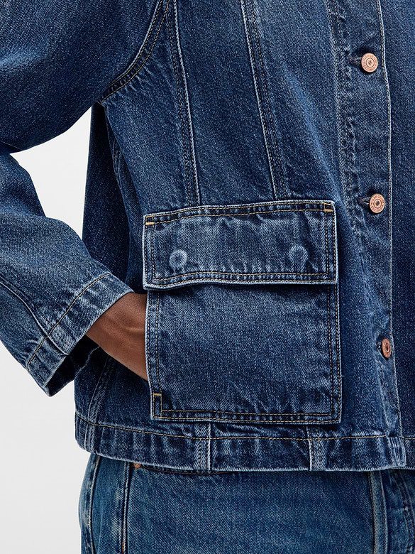 UltraSoft Denim Swing Chore Jacket