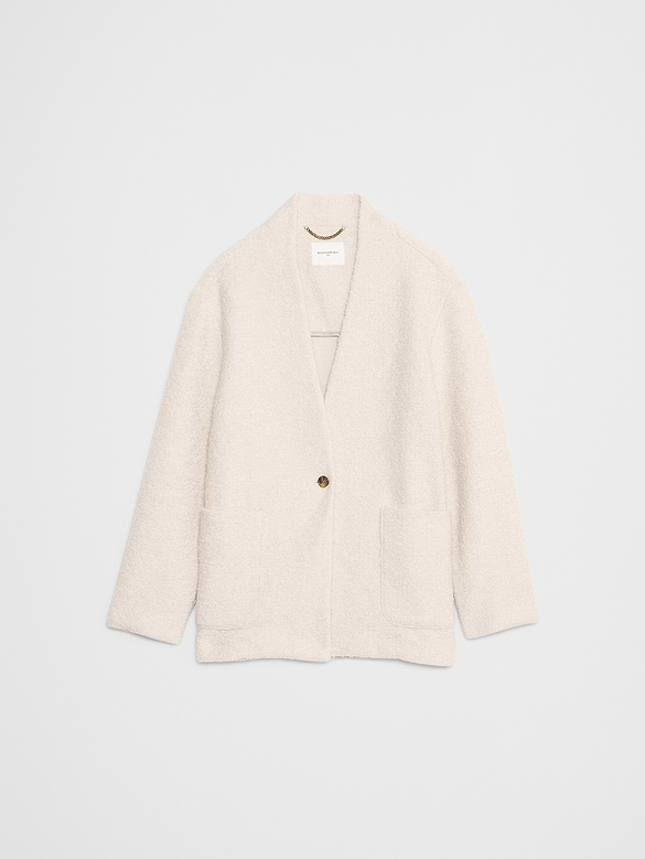Knit Bouclé Coat