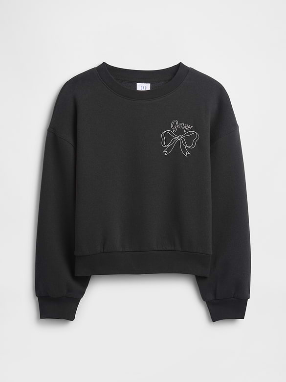 Kids Oversized Gap Graphic Sweatshirt