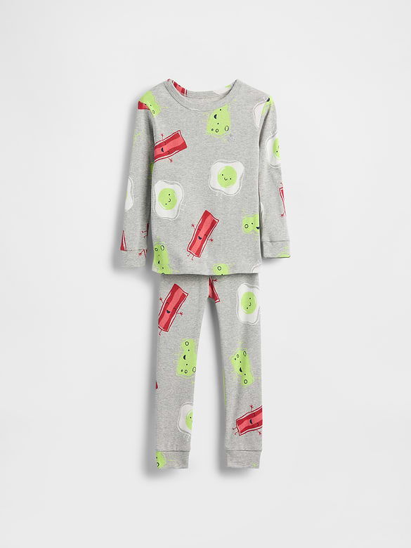 Pyjama en coton biologique brossé pour Bébé et Tout-petit