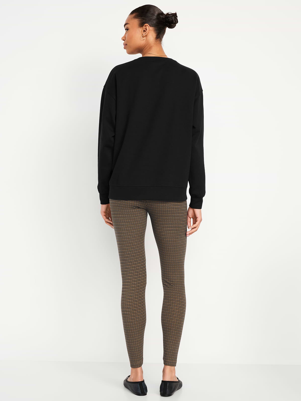 Image number 2 showing, High-Waisted Jersey Fashion Layering Leggings