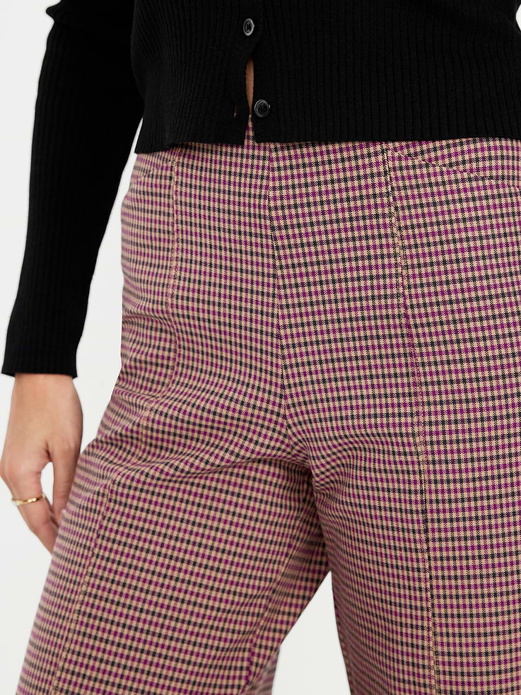 Image 5 of 8, High-Waisted Pull-On Pixie Wide-Leg Pants