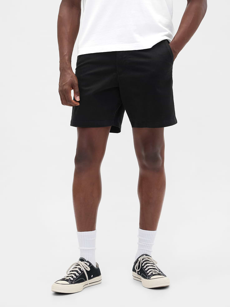 Image number 3 showing, 7" Essential Khaki Shorts
