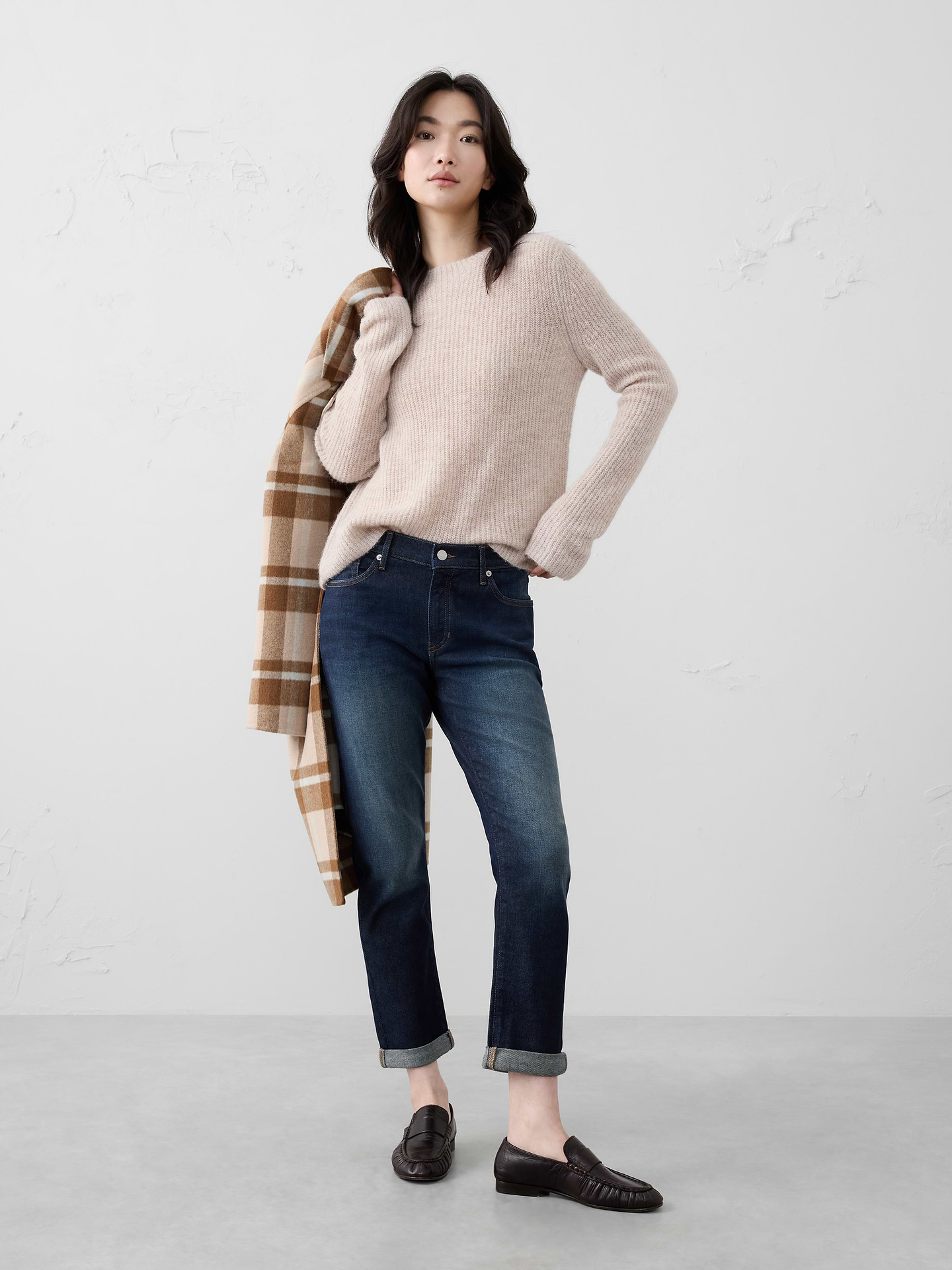 Image number 1 showing, Girlfriend Mid-Rise Jean