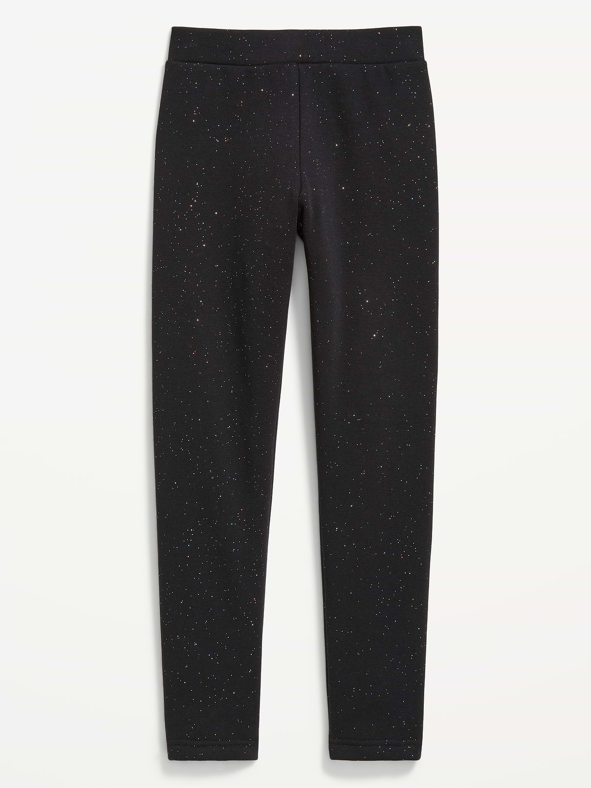 Image number 1 showing, High-Waisted Full-Length Fleece Leggings for Girls