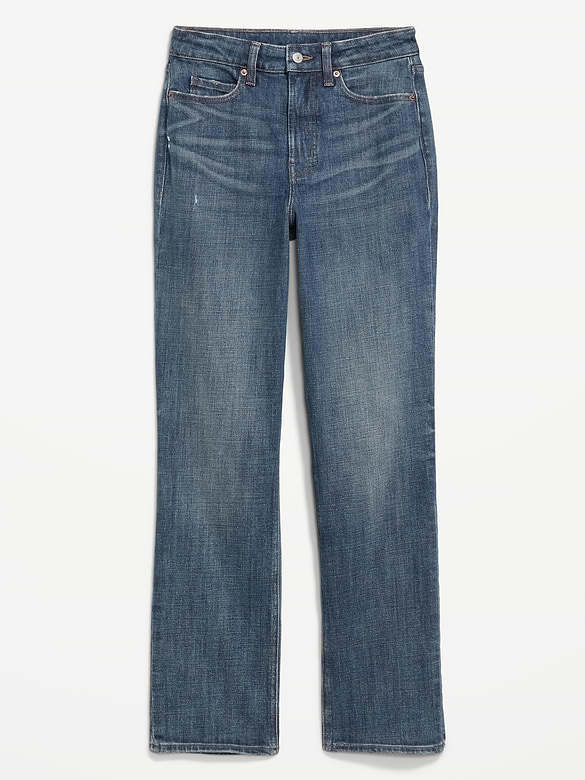Extra High-Waisted Straight Jeans