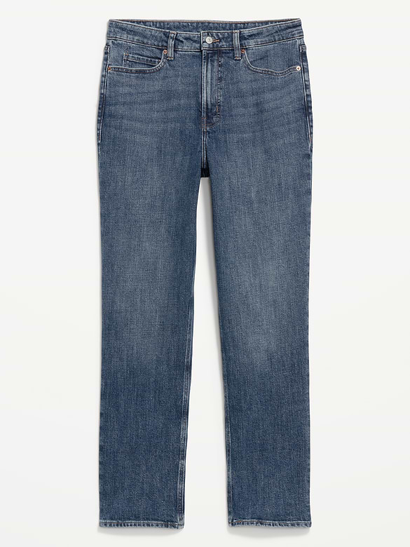 Extra High-Waisted Straight Jeans