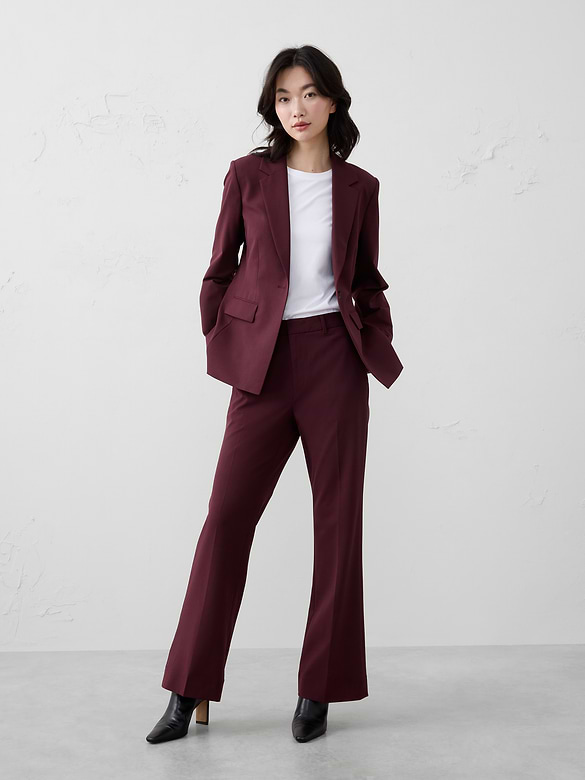 Bootcut High-Rise Sculpted Trouser