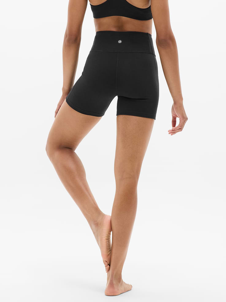 Image number 5 showing, Intuition High Rise 5” Cotton Short
