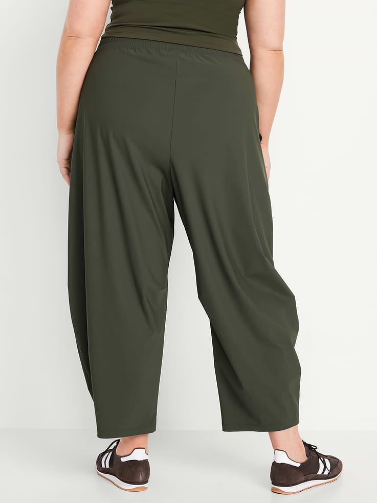 Image number 8 showing, High-Waisted SleekTech Barrel Ankle Pants
