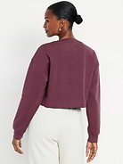 Image number 2 showing, Dynamic Fleece Oversized Crop Sweatshirt